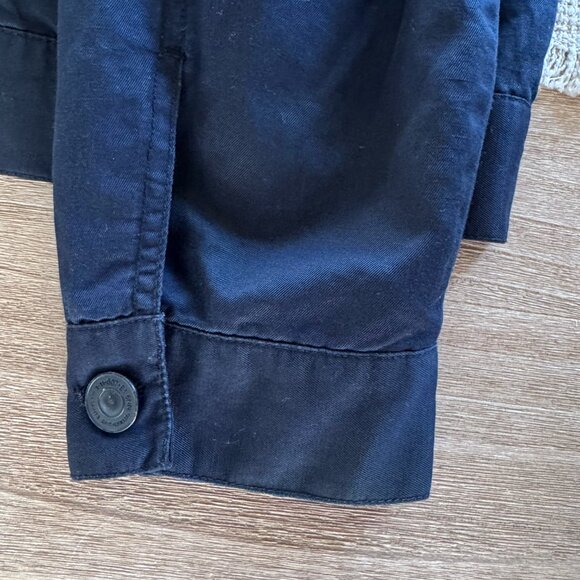 Men's All Saints Abson Overshirt Jacket in Black, Size L - Picture 7 of 14